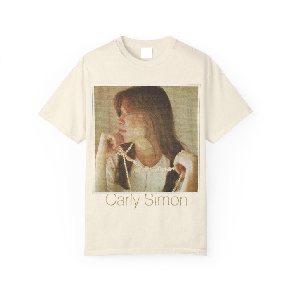 Carly Simon T Shirt Natural Unisex